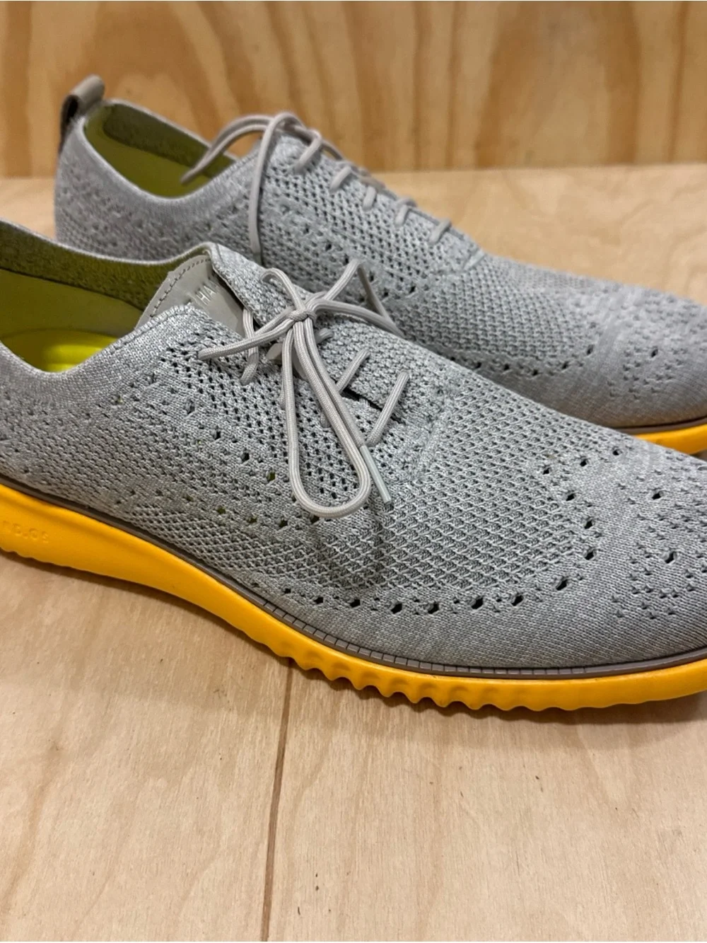 Cole Haan 2.Zerogrand Stitchlite Men's Size 13 M Oxford Grey Dress Shoes C37260